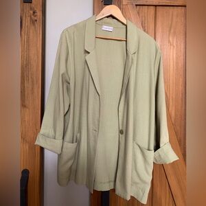 Vintage oversized Sage Green Blazer